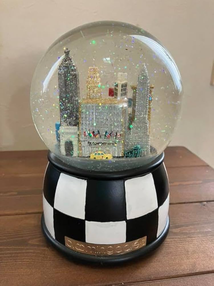 Amazon.co.jp: ︎bloomingdale's NY ︎高級スノードーム